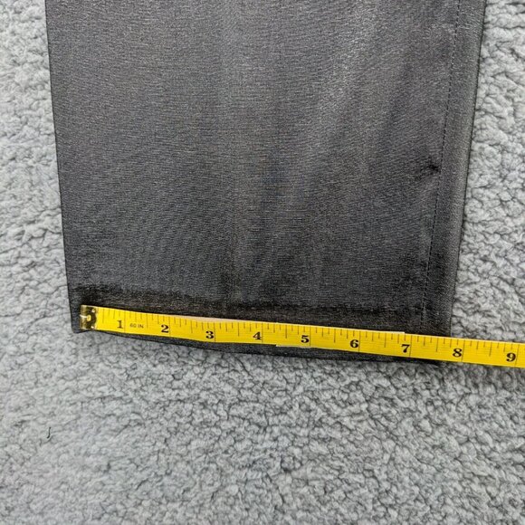 Vtg Jennifer Roberts Dress Pants Womens Metallic Grey High Rise Pleated Size S - Picture 10 of 12